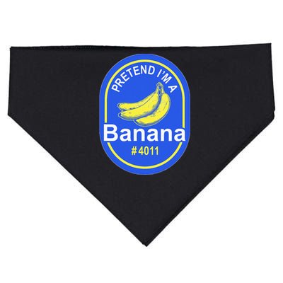 Pretend Im A Banana Lazy Halloween Last Minute Costume USA-Made Doggie Bandana