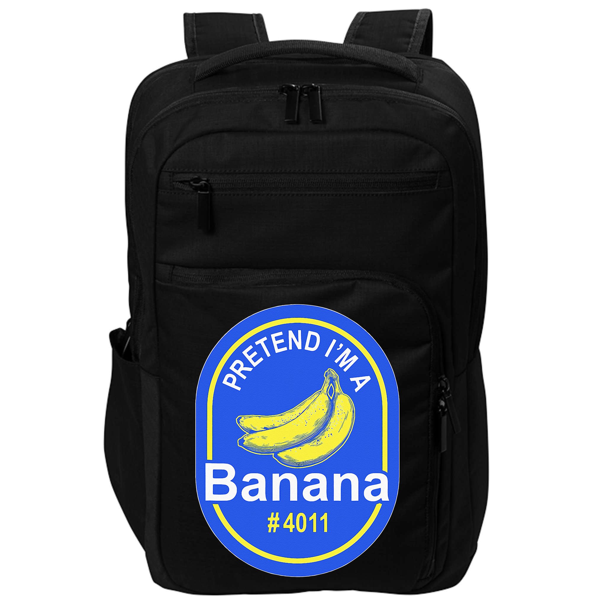 Pretend Im A Banana Lazy Halloween Last Minute Costume Impact Tech Backpack