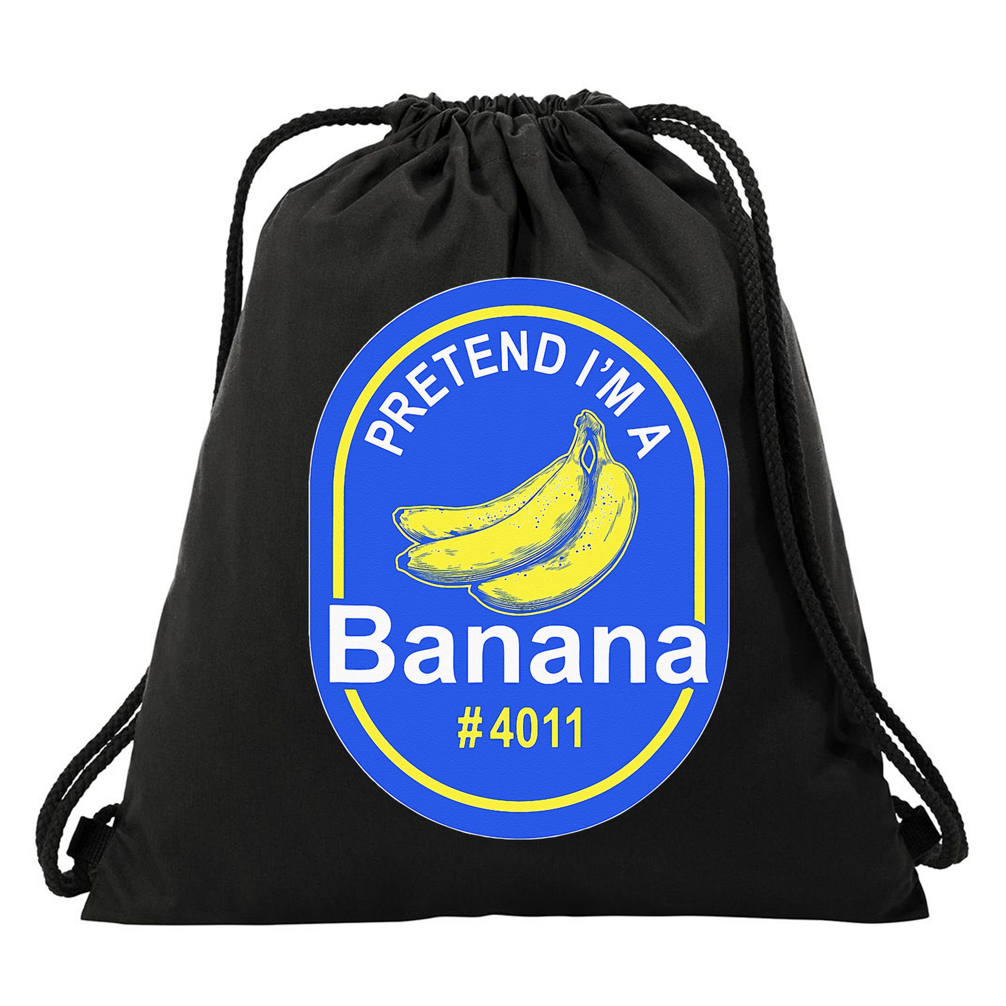 Pretend Im A Banana Lazy Halloween Last Minute Costume Drawstring Bag