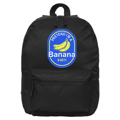 Pretend Im A Banana Lazy Halloween Last Minute Costume 16 in Basic Backpack