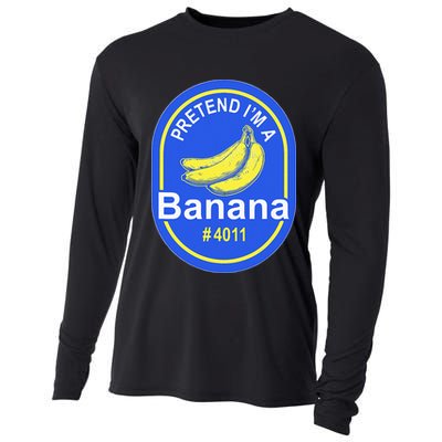 Pretend Im A Banana Lazy Halloween Last Minute Costume Cooling Performance Long Sleeve Crew