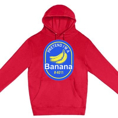 Pretend Im A Banana Lazy Halloween Last Minute Costume Premium Pullover Hoodie