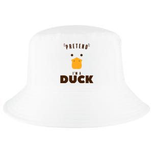 Pretend IM A Duck Funny Halloween Costume Matching Group Cool Comfort Performance Bucket Hat