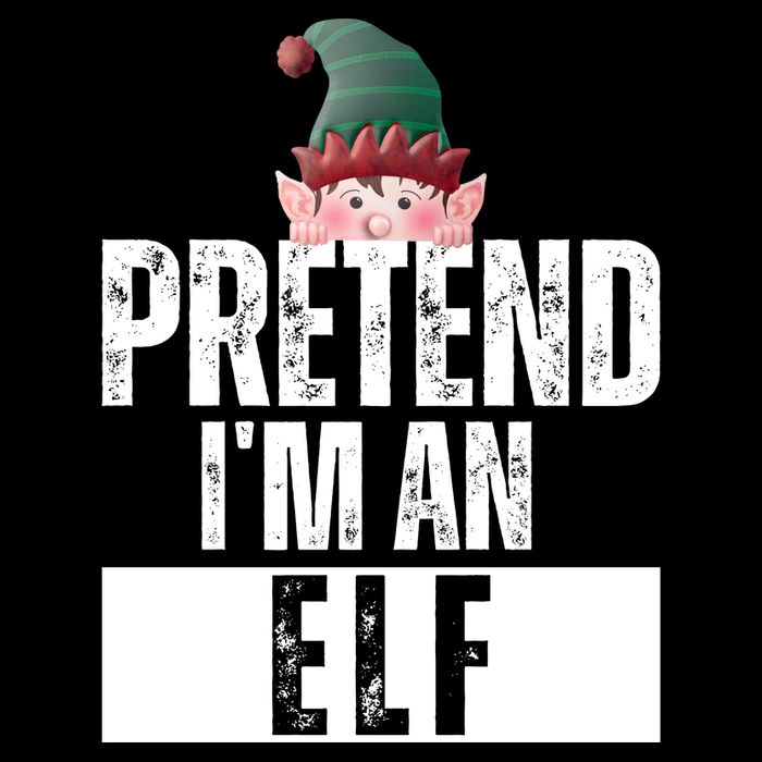 Pretend IM An Elf Funny Christmas Cooling Performance Crew T-Shirt