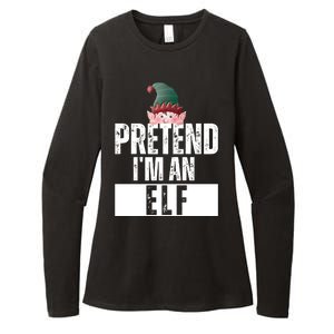 Pretend IM An Elf Funny Christmas Womens CVC Long Sleeve Shirt