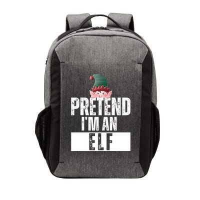 Pretend IM An Elf Funny Christmas Vector Backpack
