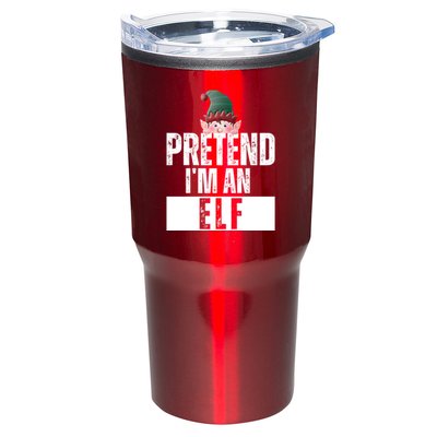 Pretend IM An Elf Funny Christmas Tumbler