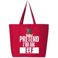 Pretend IM An Elf Funny Christmas 25L Jumbo Tote