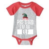 Pretend IM An Elf Funny Christmas Infant Baby Jersey Bodysuit