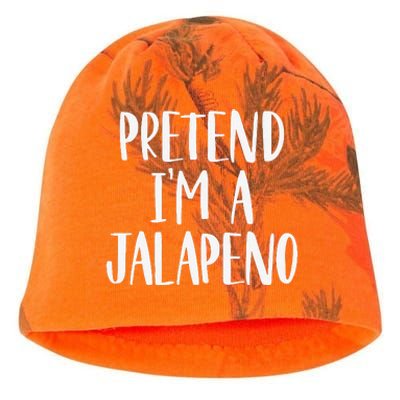 Pretend Im A Jalapeno Easy DIY Halloween Costume Kati - Camo Knit Beanie