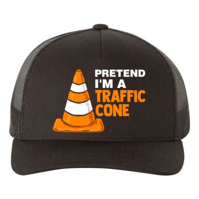 Pretend Im A Traffic Cone Costume Yupoong Adult 5-Panel Trucker Hat