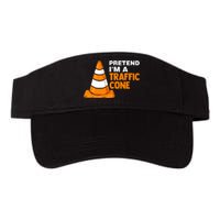 Pretend Im A Traffic Cone Costume Valucap Bio-Washed Visor