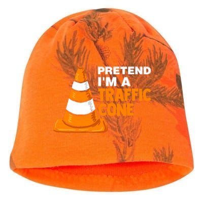 Pretend Im A Traffic Cone Costume Kati - Camo Knit Beanie