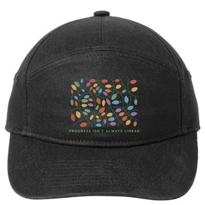 Progress IsnT Always Linear Special Education Teacher 7-Panel Snapback Hat