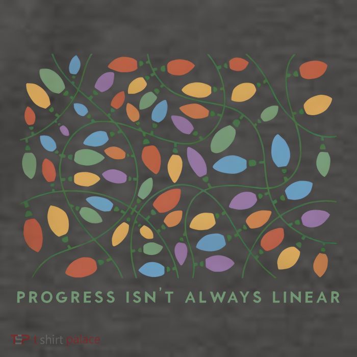 Progress IsnT Always Linear Special Education Teacher Vector Backpack