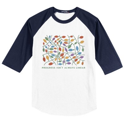 Progress IsnT Always Linear Special Education Teacher Baseball Sleeve Shirt