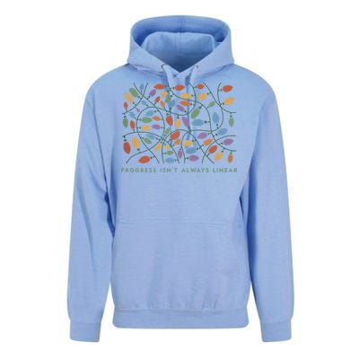 Progress IsnT Always Linear Special Education Teacher Unisex Surf Hoodie