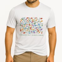 Progress IsnT Always Linear Special Education Teacher Cooling Performance Crew T-Shirt