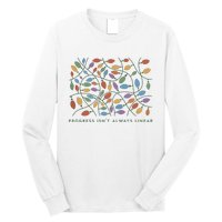 Progress IsnT Always Linear Special Education Teacher Long Sleeve Shirt