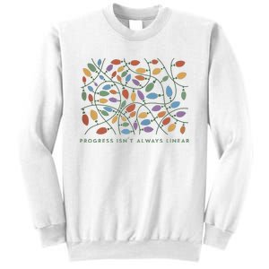 Progress IsnT Always Linear Special Education Teacher Sweatshirt