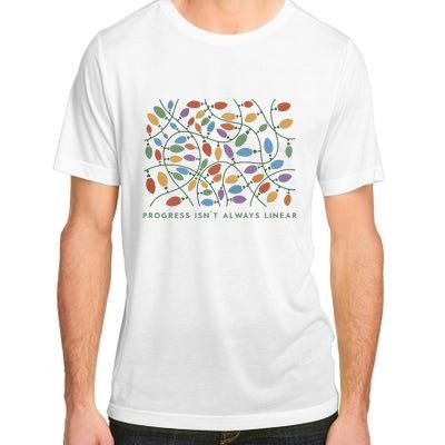 Progress IsnT Always Linear Special Education Teacher Adult ChromaSoft Performance T-Shirt