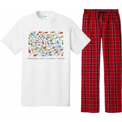 Progress IsnT Always Linear Special Education Teacher Pajama Set