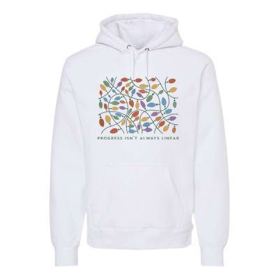 Progress IsnT Always Linear Special Education Teacher Premium Hoodie