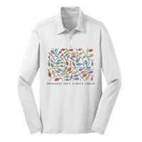 Progress IsnT Always Linear Special Education Teacher Silk Touch Performance Long Sleeve Polo