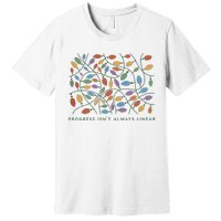 Progress IsnT Always Linear Special Education Teacher Premium T-Shirt