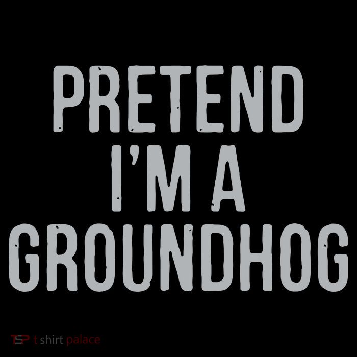 Pretend Im A Groundhog Lazy Halloween Costume T-Shirt
