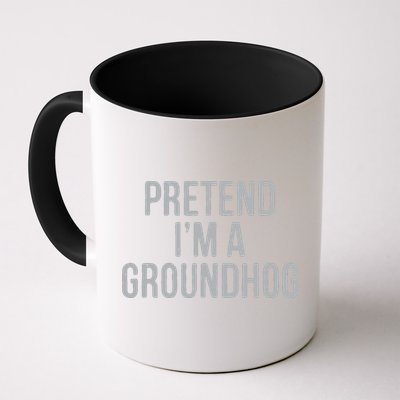 Pretend Im A Groundhog Lazy Halloween Costume Mug