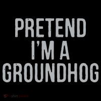 Pretend Im A Groundhog Lazy Halloween Costume Flatbill Hat