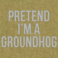 Pretend Im A Groundhog Lazy Halloween Costume Garment-Dyed Women's Muscle Tee
