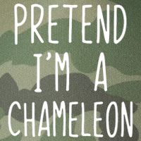 Pretend IM A Chameleon Costume Halloween Lazy Quick Pretend IM A Chamel Legacy Tie Dye Trucker Hat