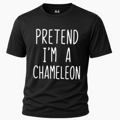 Pretend IM A Chameleon Costume Halloween Lazy Quick Pretend IM A Chamel Performance Shirt