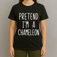 Pretend IM A Chameleon Costume Halloween Lazy Quick Pretend IM A Chamel T-Shirt