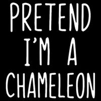 Pretend IM A Chameleon Costume Halloween Lazy Quick Pretend IM A Chamel Drawstring Bag