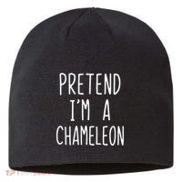 Pretend IM A Chameleon Costume Halloween Lazy Quick Pretend IM A Chamel Sustainable Beanie