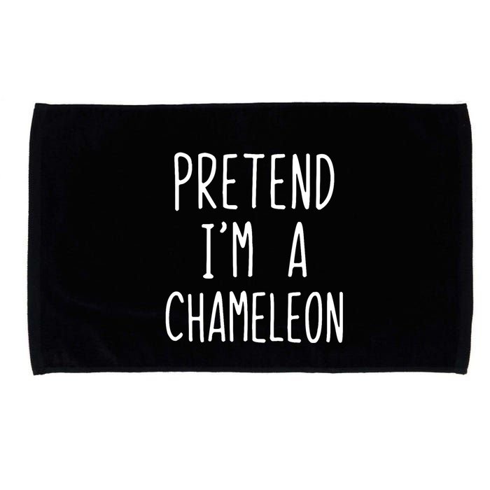 Pretend IM A Chameleon Costume Halloween Lazy Quick Pretend IM A Chamel Microfiber Hand Towel