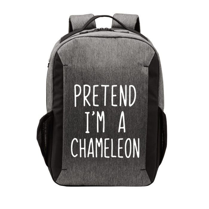 Pretend IM A Chameleon Costume Halloween Lazy Quick Pretend IM A Chamel Vector Backpack