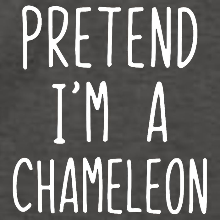 Pretend IM A Chameleon Costume Halloween Lazy Quick Pretend IM A Chamel Vector Backpack