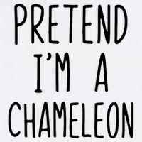 Pretend IM A Chameleon Costume Halloween Lazy Quick Pretend IM A Chamel Garment-Dyed Sweatshirt