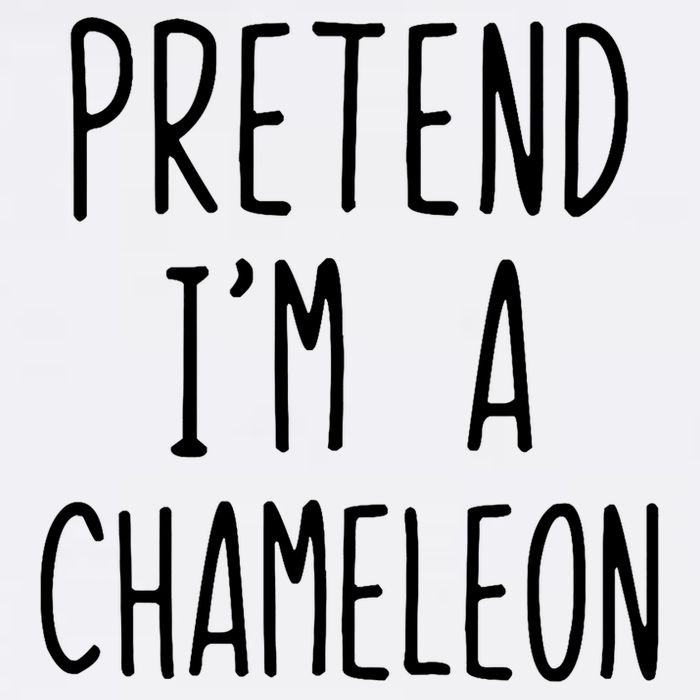 Pretend IM A Chameleon Costume Halloween Lazy Quick Pretend IM A Chamel Garment-Dyed Sweatshirt