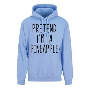 Pretend Im A Pineapple Costume Halloween Lazy Easy Unisex Surf Hoodie