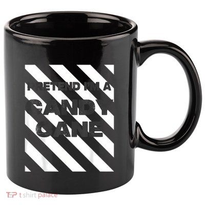Pretend Im A Candy Cane Adult Women Costume 11oz C Handle Ceramic Mug