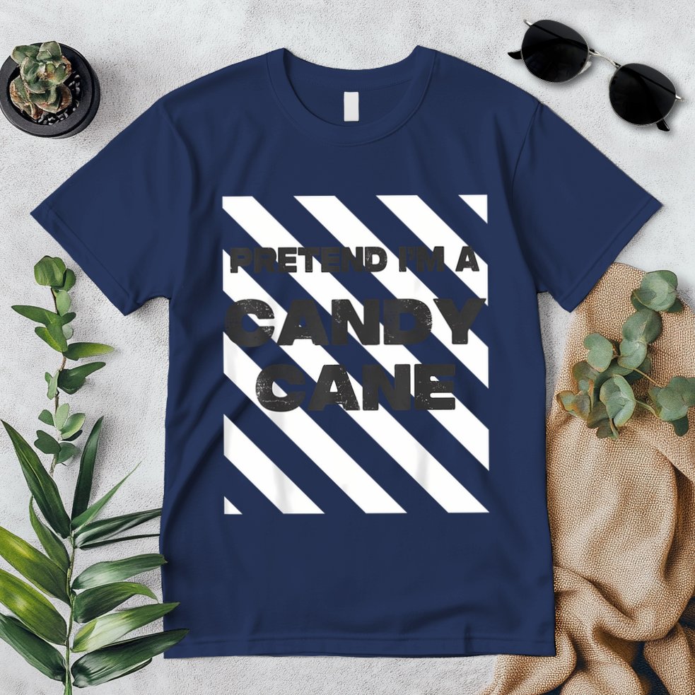 Pretend Im A Candy Cane Adult Women Costume Premium T-Shirt