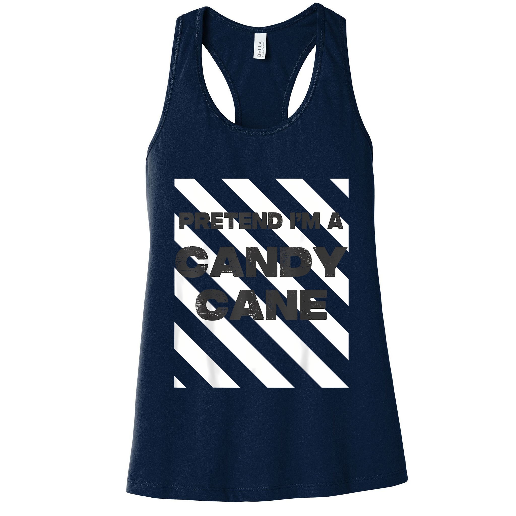 Pretend Im A Candy Cane Adult Women Costume Womens Tank Top