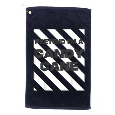 Pretend Im A Candy Cane Adult Women Costume Golf Towel