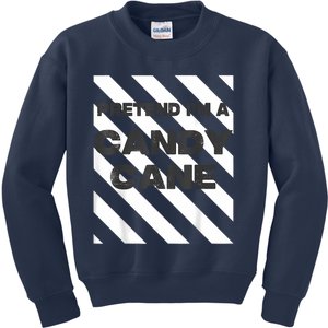 Pretend Im A Candy Cane Adult Women Costume Kids Sweatshirt