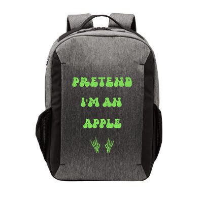 Pretend IM An Apple Halloween Costume Wavy Text Gift Vector Backpack